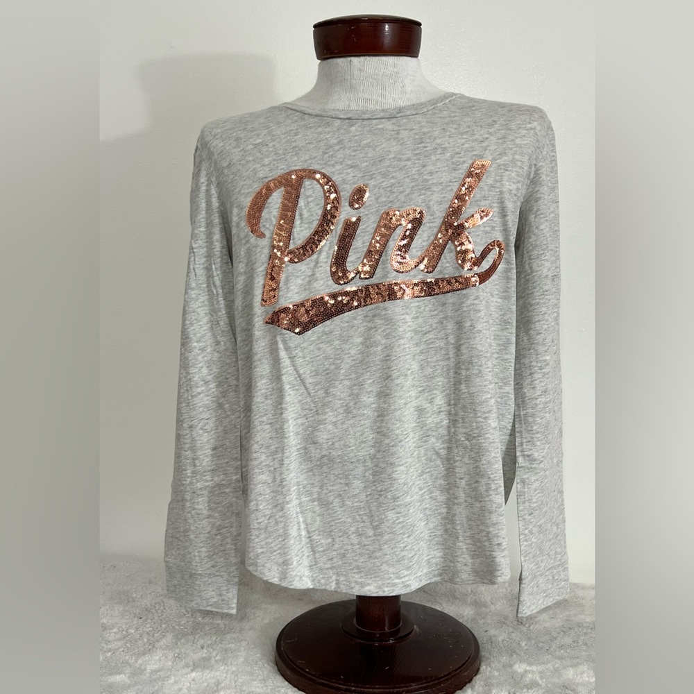 Victoria Secret Pink Bling Tee Large